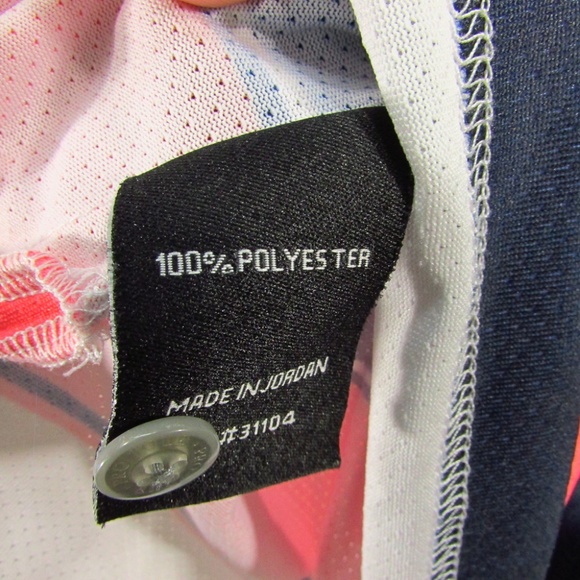 Pro Tour Mens Golf Polo Shirt Sz S Pink White Blue - Picture 6 of 7